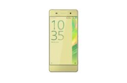 SIM Free Sony XA Mobile Phone - Lime Gold.